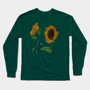 Blooming Sunflower Long Sleeve T-Shirt